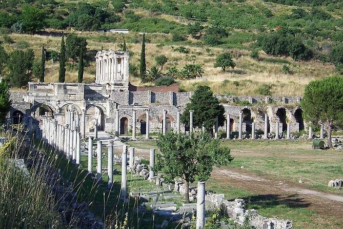 Ephesus Half Day Tour From Kusadasi Port / Hotels - The Library of Celsus, Ephesus’s signature view
