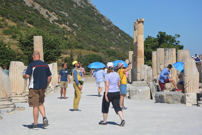 Ephesus Small Group Tour from Kusadasi Port Cruiser Only - The Great Theatre and Celsus Library