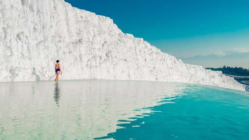 From Kusadası: Pamukkale Day Trip w/Balloon Flight & Lunch - From Kusadasi to Pamukkale in one long day