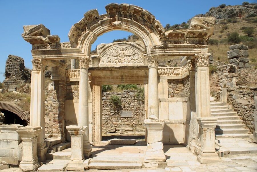 From Kusadasi/Selcuk: Highlights of Ephesus Small Group Tour - The Temple of Artemis and views toward Selcuk