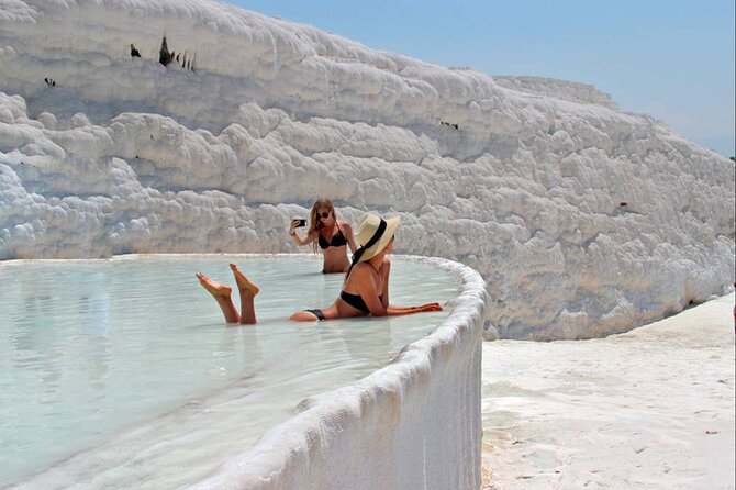 Full Day Pamukkale Guided Tour From Kusadasi With Thermal Pools - Lunch is included, drinks are not