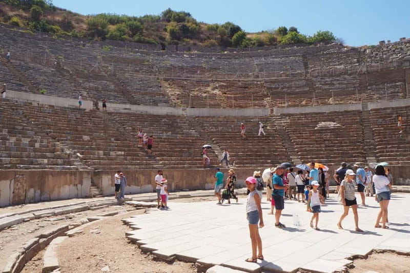 Kusadasi: Ephesus & Temple of Artemis Tour with Entry Ticket - Odeon, temples, baths, and the Roman city plan