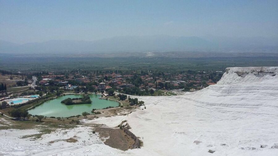 Kusadasi: Guided Pamukkale Tour - Hierapolis beside the hot springs