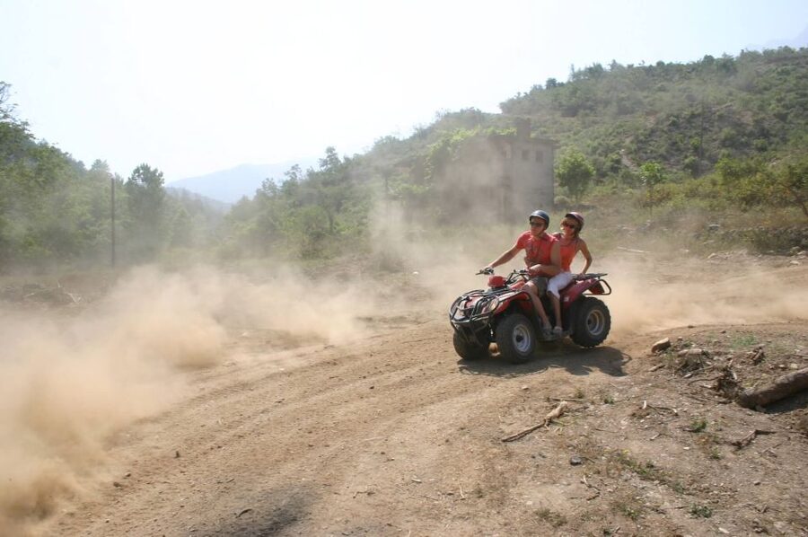 Kusadasi: Guided Quad Biking Tour - The ride back and the real time on the quad