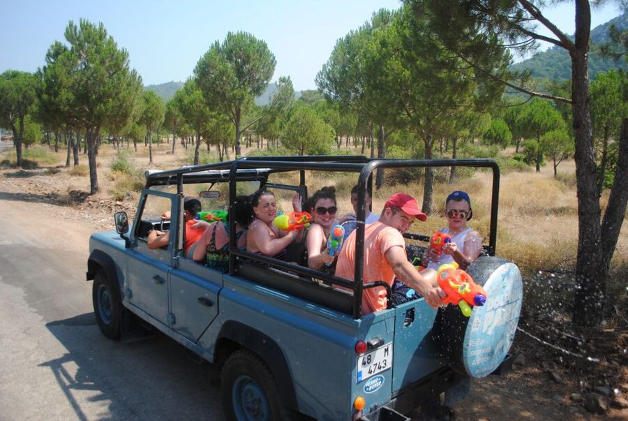 Kusadasi Jeep Safari w/ Lunch and Water Fight - Zeus Cave combines legend and a swim