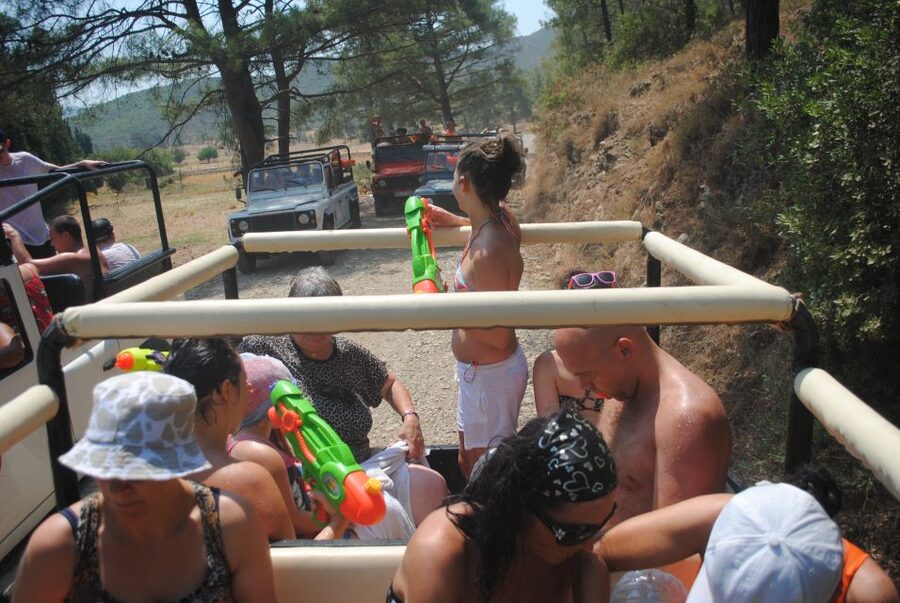 Kusadasi Jeep Safari w/ Lunch and Water Fight - Long Beach provides the longest relaxation stop