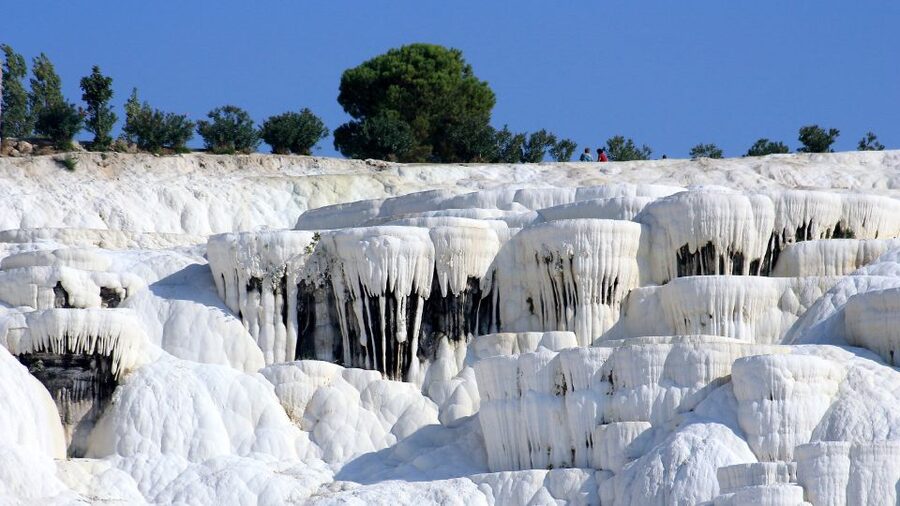 Pamukkale and Hierapolis: Full-Day Private or Group Tour - Walking the white terraces and thermal pools