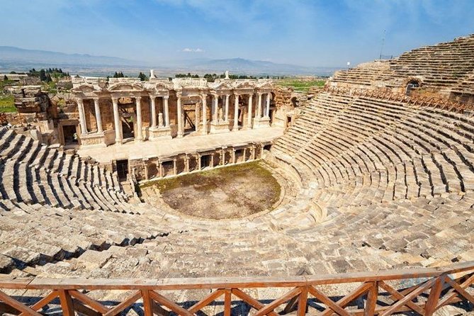 Pamukkale Small Group Tour From Kusadasi or Selcuk Hotels - Ancient Hierapolis beside the terraces