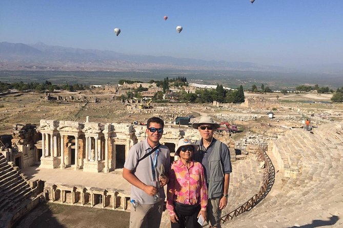 Pamukkale Small Group Tour with Lunch from Kusadasi - Walking the white travertines and thermal pools