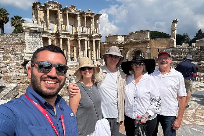 PRIVATE EPHESUS TOUR FOR CRUISERS: On-time Return and Skip-Line - Kusadasi views, Pigeon Island, and the city drive