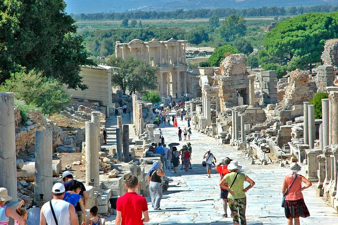 Private Ephesus Tour For Cruisers - Skip The line Tickets - Walking downhill through ancient Ephesus