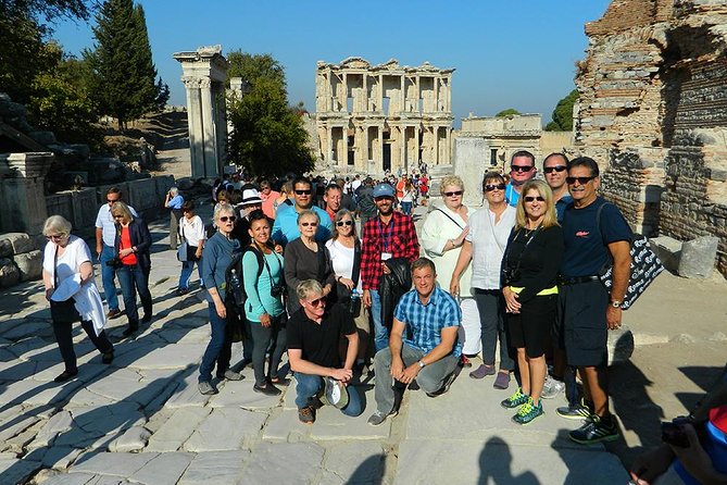 SKIP THE LINE : Private Ephesus Shore Tour in Kusadasi Turkiye - Walking from Hercules Gate to the Celsus Library